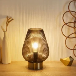 Pauleen Crystal Gloom bordlampe af glas