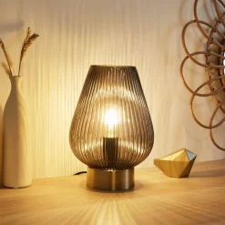 Pauleen Crystal Gloom bordlampe af glas