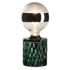 Pauleen Crystal Magic bordlampe af grønt glas