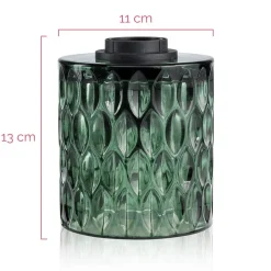 Pauleen Crystal Magic bordlampe af grønt glas