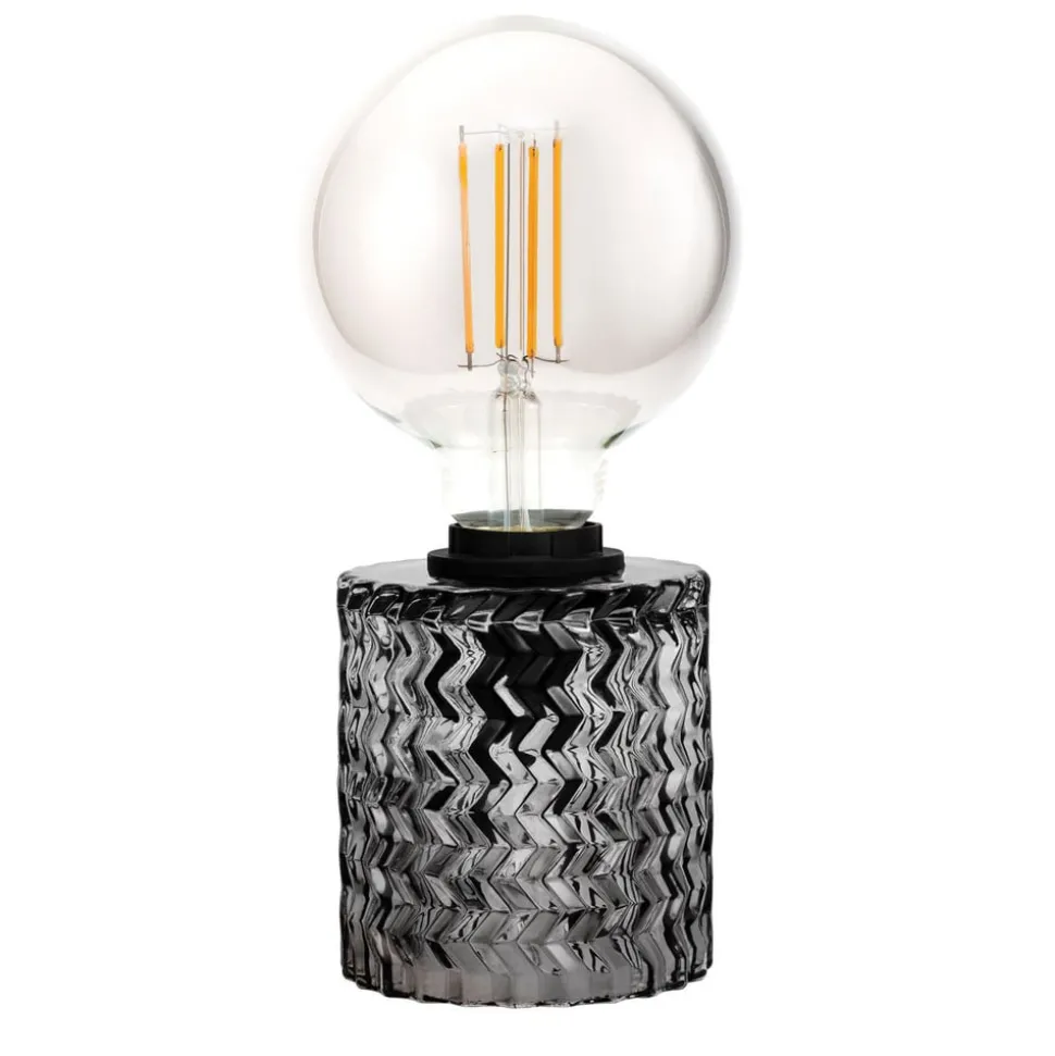 Pauleen Crystal Smoking bordlampe med glassokkel