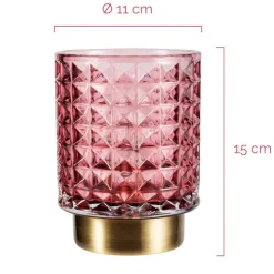 Pauleen Cute Glamour LED-bordlampe, batteri