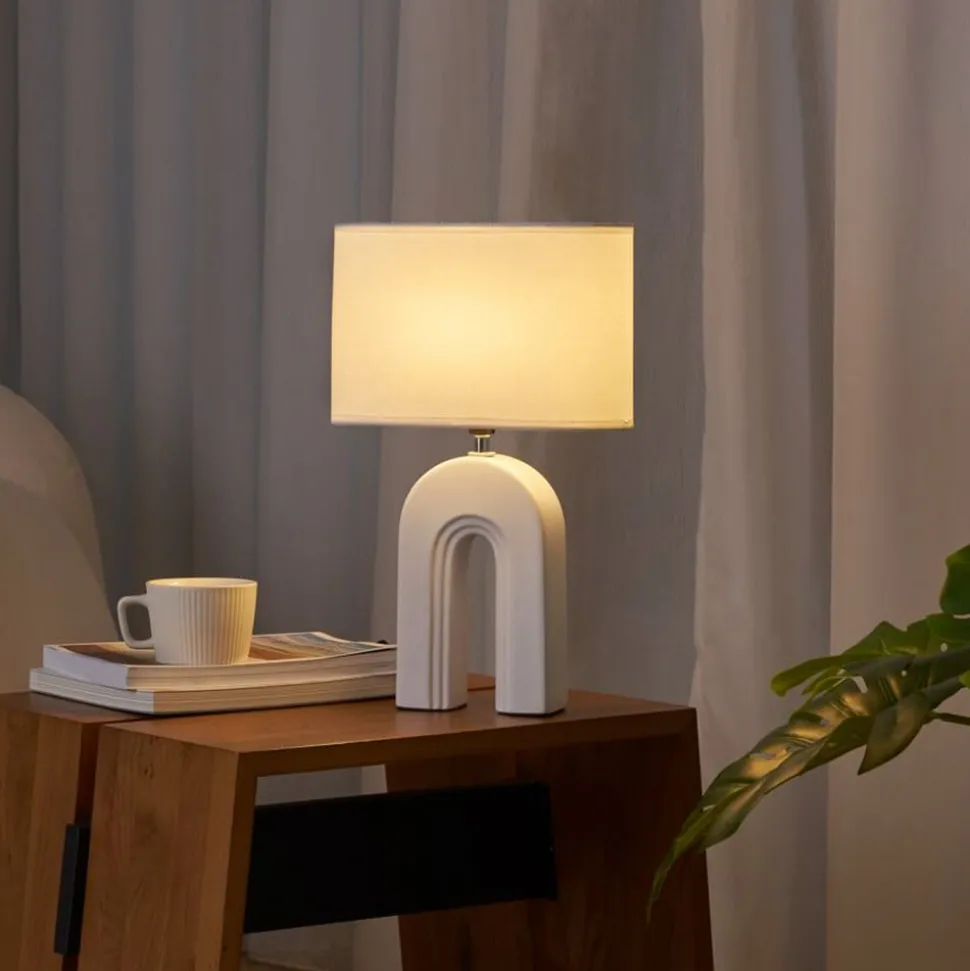 Pauleen Glow of Purity bordlampe, hvid/beige