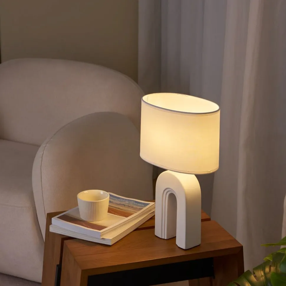 Pauleen Glow of Purity bordlampe, hvid/beige