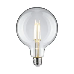 Pauleen LED-filamentpære G125 E27 9 W klar 2.700 K