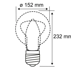 Pauleen Noble Purity bordlampe med hvidt glas