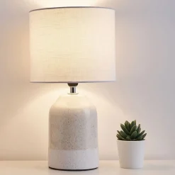 Pauleen Sandy Glow bordlampe, hvid/beige