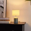 Pauleen Sandy Glow bordlampe, creme/grøn