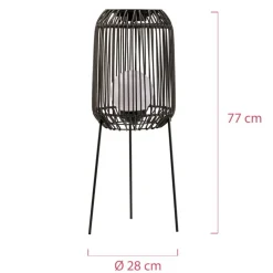 Pauleen Sunshine Coziness LED-gulvlampe m solcelle