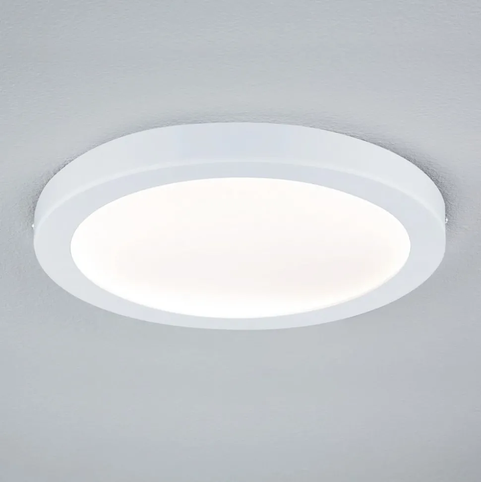 Paulmann Abia LED-panel Ø 30cm 2.700 K mat hvidt