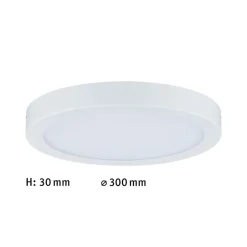 Paulmann Abia LED-panel Ø 30cm 2.700 K mat hvidt