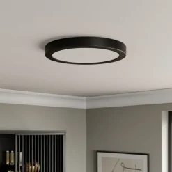 Paulmann Abia LED-panel Ø 30cm 2.700 K mat sort