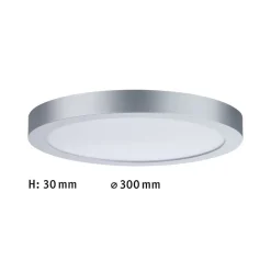 Paulmann Abia LED-panel Ø 30 cm 2.700 K mat krom