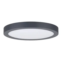 Paulmann Abia LED-panel Ø 30cm 2.700 K mørkegråt