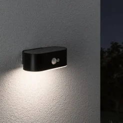 Paulmann Adya udendørs væglampe, solcelle, sensor