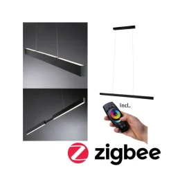 Paulmann Aptare LED-hængelampe, ZigBee, sort