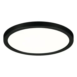 Paulmann Areo LED-panel rund sort 4000K Ø17,5cm