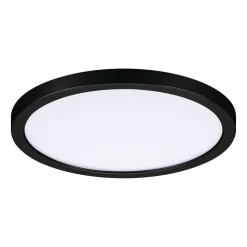 Paulmann Areo LED-panel rund sort 4000K Ø17,5cm