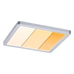 Paulmann Areo Panel dimtowarm, kantet, krom 17,5cm