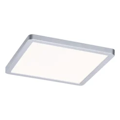 Paulmann Areo Panel dimtowarm, kantet, krom 17,5cm