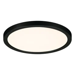Paulmann Areo Panel dimtowarm rund sort Ø17,5 cm