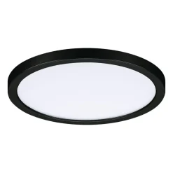 Paulmann Areo Panel dimtowarm rund sort Ø17,5 cm
