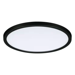 Paulmann Areo Panel dimtowarm rund sort Ø23cm