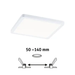 Paulmann Areo panel 3 stepdim, kantet 840 17,5 cm