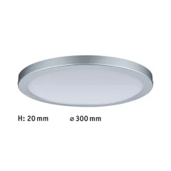Paulmann Atria LED-loftlampe Ø30 cm krom