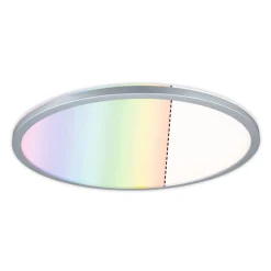 Paulmann Atria Shine Panel dæmpet krom RGBW Ø42cm