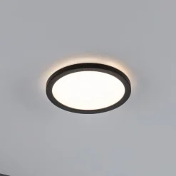 Paulmann Atria Shine Panel on/off sort 830 Ø19cm