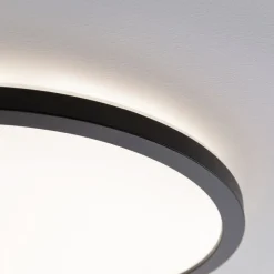 Paulmann Atria Shine Panel on/off sort 830 Ø19cm