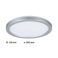 Paulmann Atria Shine Panel on/off krom 830 Ø19cm
