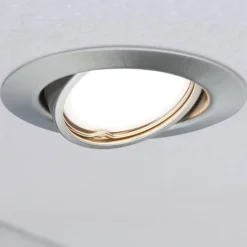 Paulmann Base LED-indb.spot, 3 stk 3-step-dim jern