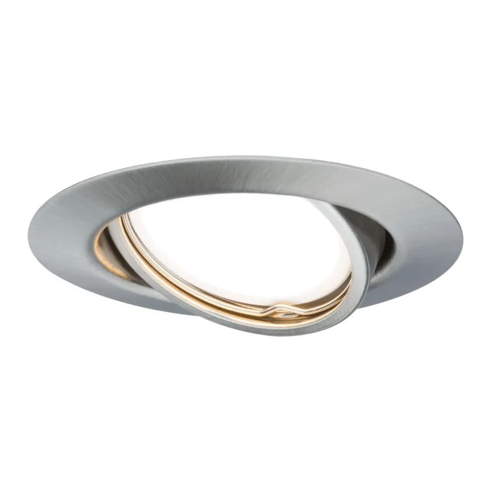 Paulmann Base LED-indb.spot, 3 stk 3-step-dim jern