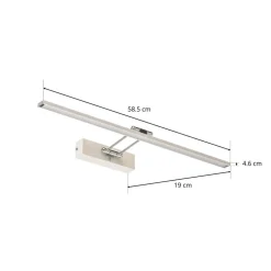 Paulmann Beam Sixty LED-gallerilampe i hvid