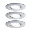 Paulmann Calla drejelig dim Ø9cm 840 3 stk krom