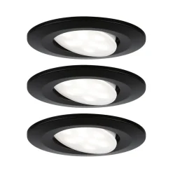 Paulmann Calla drejelig on/off Ø9cm 840 sort 3 stk