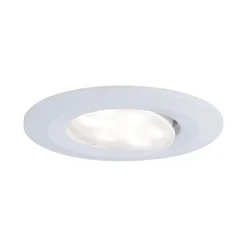 Paulmann Calla LED-indbygningsspot, hvid, 4.000K, sæt med 10 stk., IP65