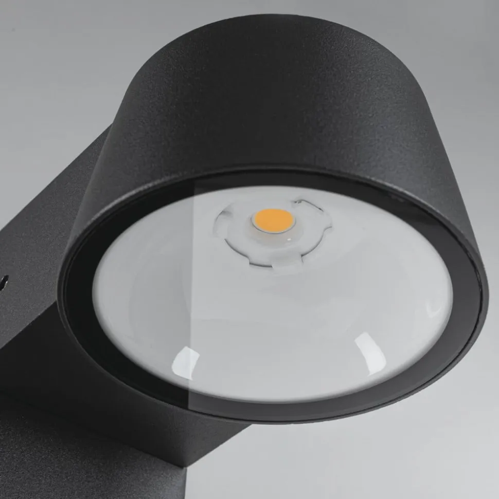 Paulmann Capea LED-gadelampe, antracitgrå aluminium