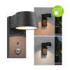 Paulmann Capea udendørs LED-væglampe, antracit, aluminium