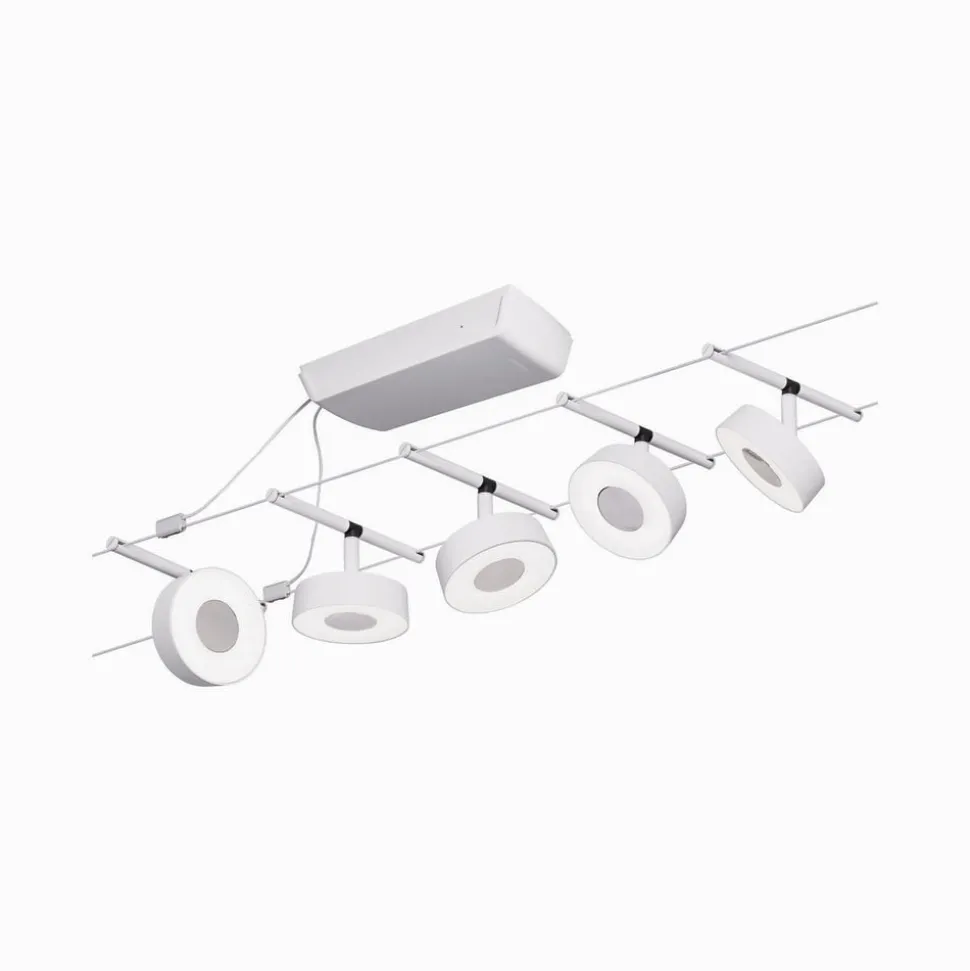 Paulmann Circle LED-wiresystem 5 lk, mat hvid