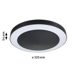 Paulmann Circula LED-udendørslampe ZigBee antracit