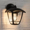 Paulmann Classic curved udendørs væglampe, nede