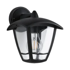 Paulmann Classic curved udendørs væglampe, nede