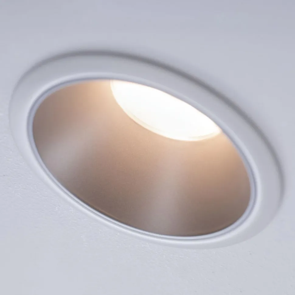 Paulmann Cole LED-spotlight, sølv-sort