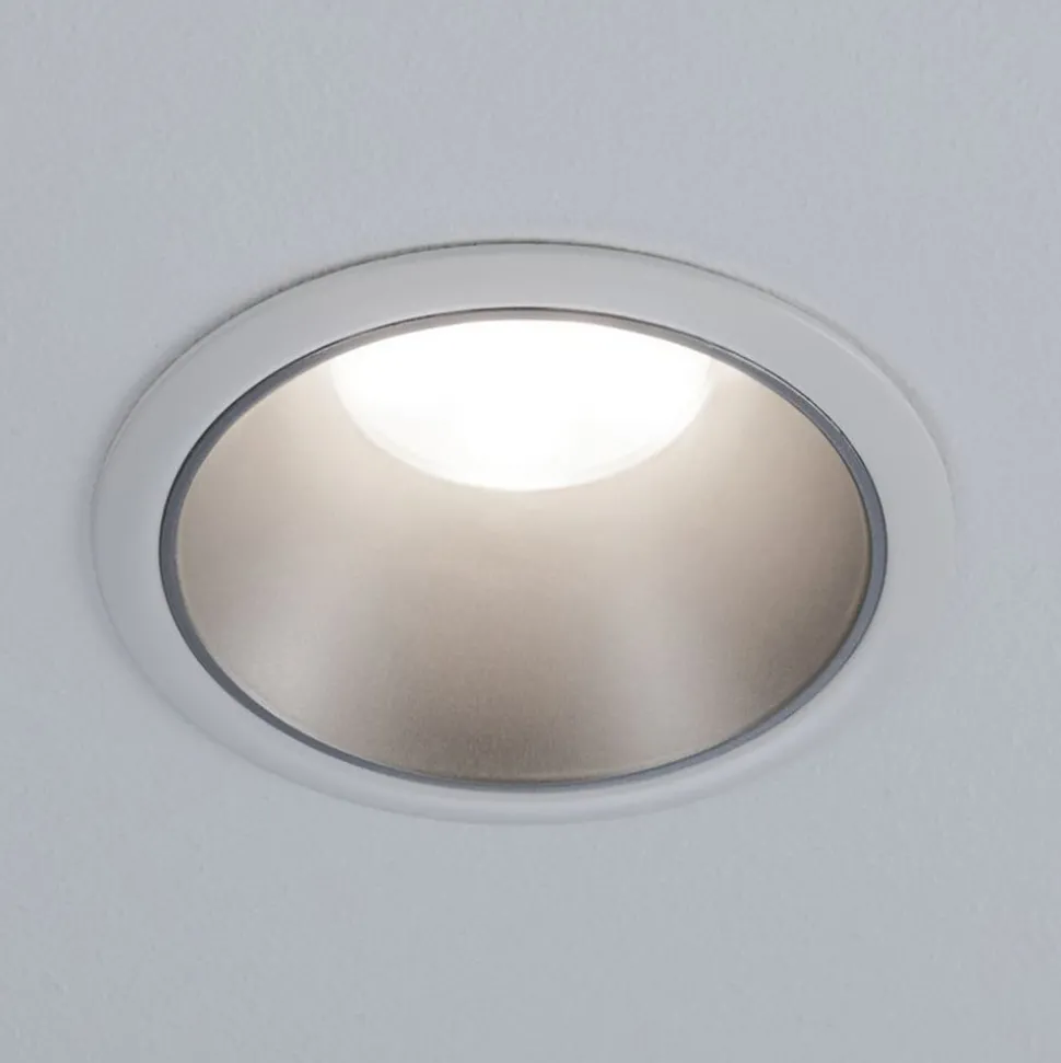 Paulmann Cole LED-spotlight, sølv-sort