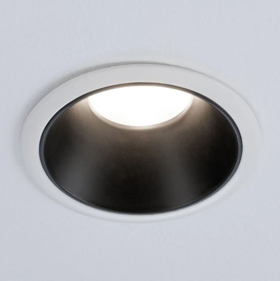 Paulmann Cole LED-spotlight, sort-hvid