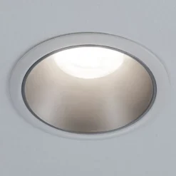 Paulmann Cole spotlight GU10, hvid/sølv