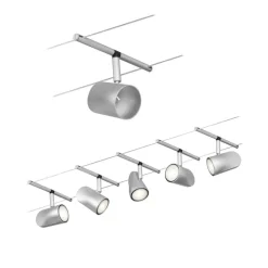 Paulmann Cup wiresystem basissæt 5 lk, mat krom